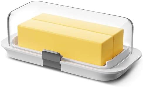 Large Butter Dish Airtight with Lid for 2 Sticks (250 g) Butter
