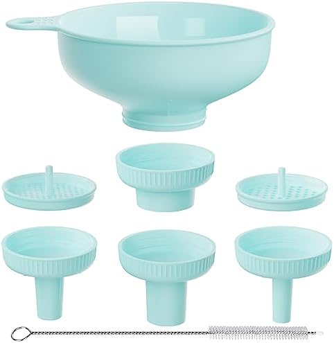 Wide Mouth Versatile Funnel for Kitchen Use for Filling Bottles